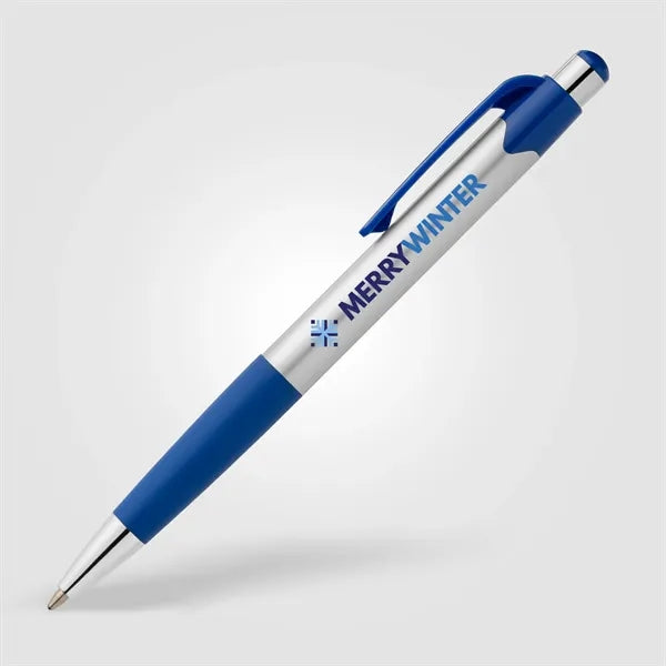 Smoothy Recycled Plastic Color Grip Pen - Full-Color Inkjet