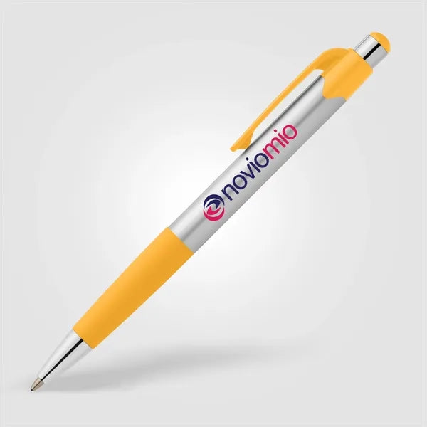 Smoothy Recycled Plastic Color Grip Pen - Full-Color Inkjet
