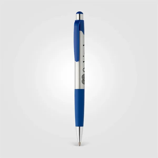 Smoothy Recycled Plastic Color Grip Pen - Silkscreen