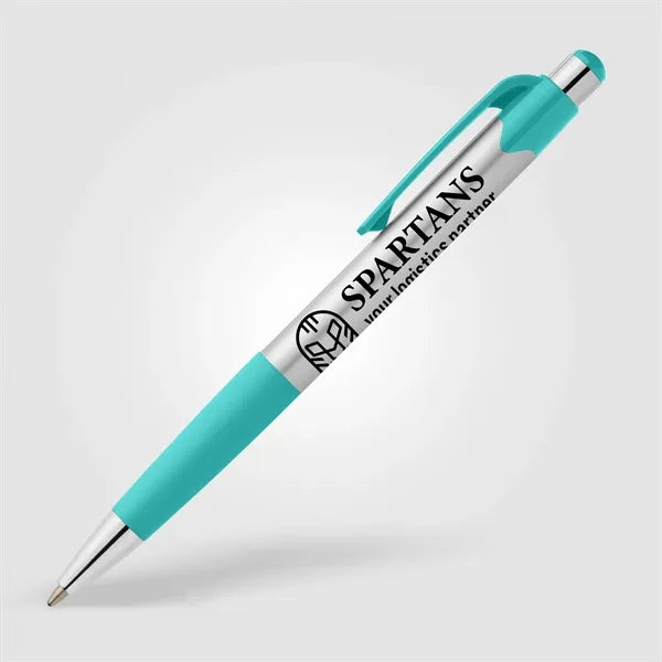 Smoothy Recycled Plastic Color Grip Pen - Silkscreen