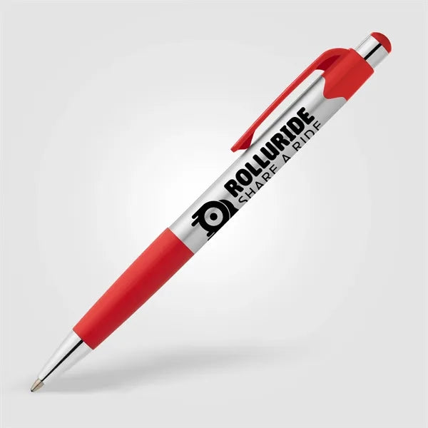 Smoothy Recycled Plastic Color Grip Pen - Silkscreen