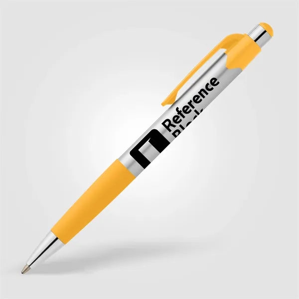 Smoothy Recycled Plastic Color Grip Pen - Silkscreen