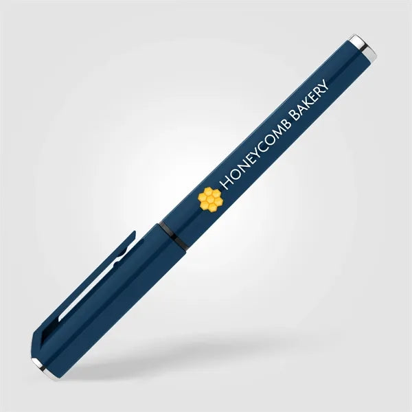 Islander Recycled Plastic Monochrome Gel Grip Pen - ColorJet