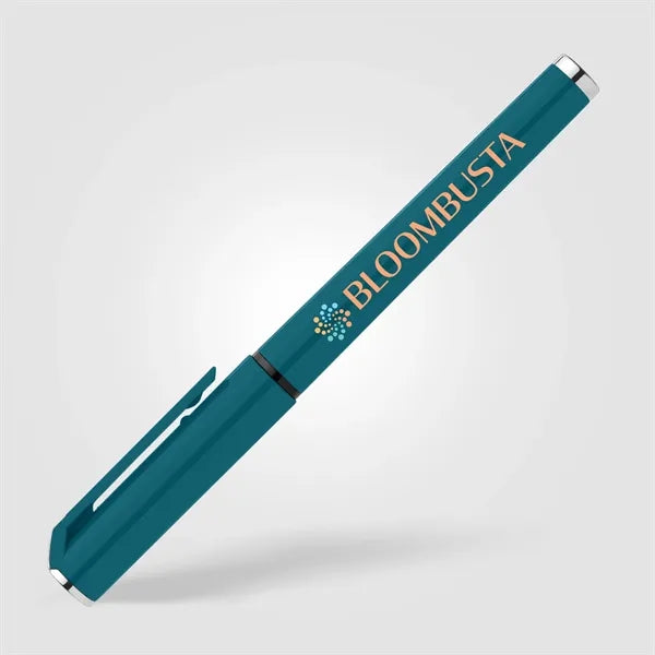 Islander Recycled Plastic Monochrome Gel Grip Pen - ColorJet