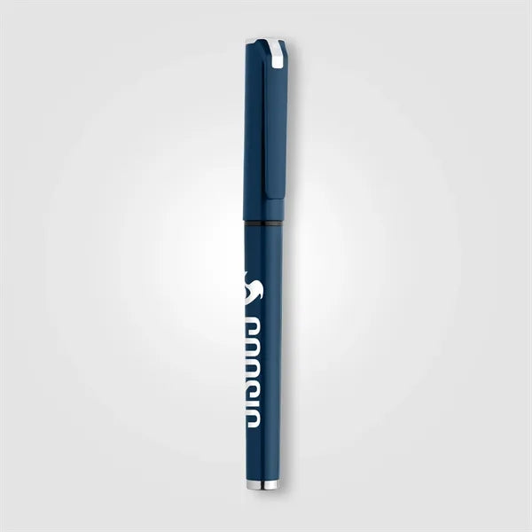 Islander Recycled Plastic Monochrome Gel Grip Pen - ColorJet