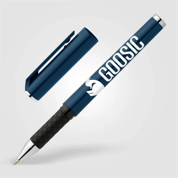 Islander Recycled Plastic Monochrome Gel Grip Pen