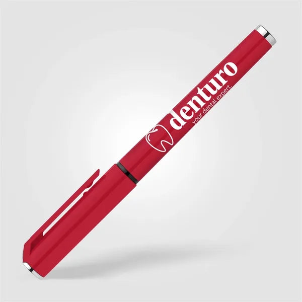 Islander Recycled Plastic Monochrome Gel Grip Pen