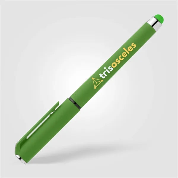 Islander Recycled Plastic Brights Gel Grip Pen - ColorJet