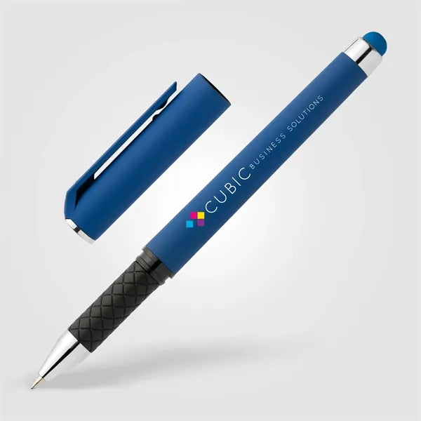 Islander Recycled Plastic Brights Gel Grip Pen - ColorJet
