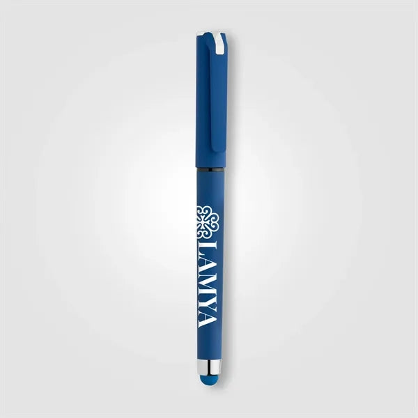 Islander Recycled Plastic Brights Gel Grip Pen - Silkscreen