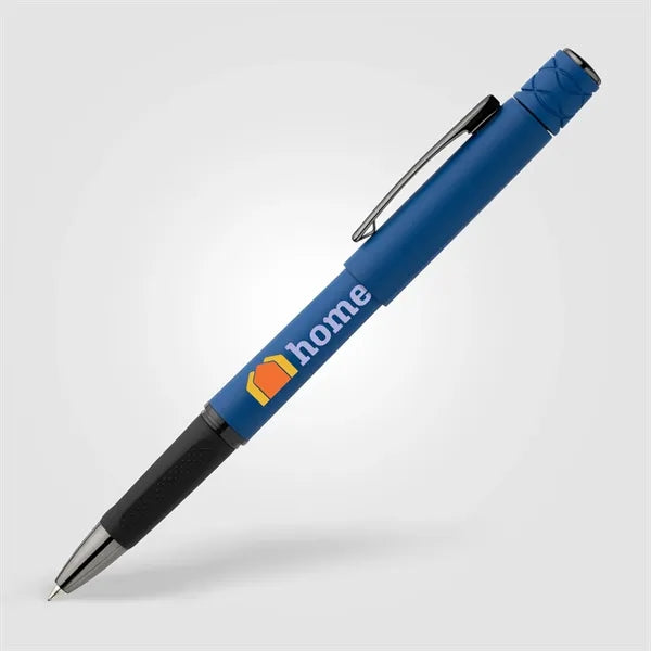 Tavi Recycled Plastic Fidget Spinner Stylus Gel Pen-ColorJet