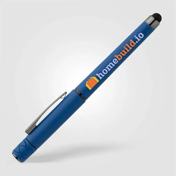 Tavi Recycled Plastic Fidget Spinner Stylus Gel Pen-ColorJet