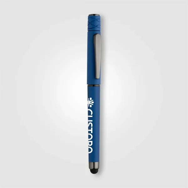 Tavi Recycled Plastic Fidget Spinner Stylus Gel Pen