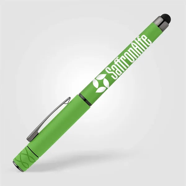 Tavi Recycled Plastic Fidget Spinner Stylus Gel Pen
