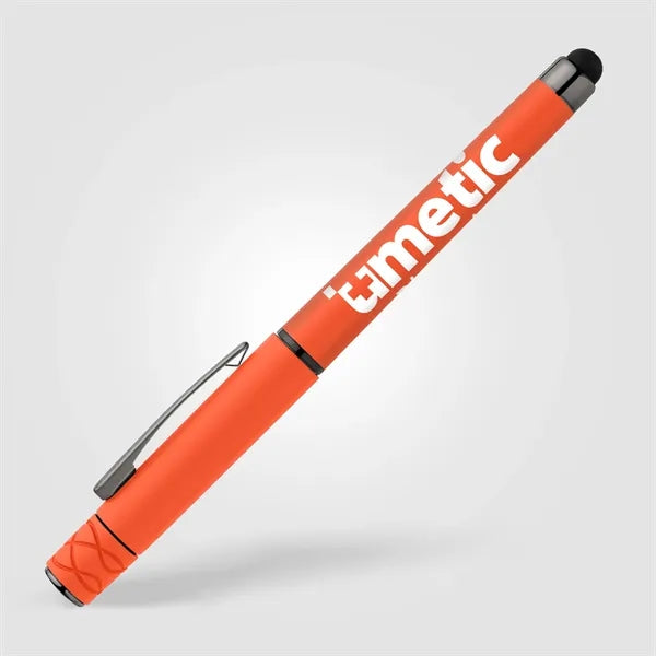 Tavi Recycled Plastic Fidget Spinner Stylus Gel Pen