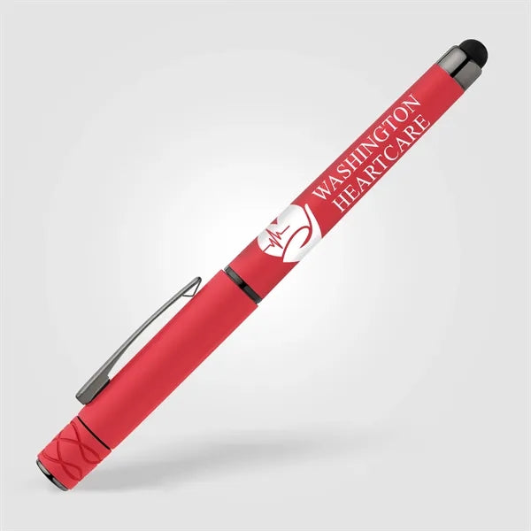 Tavi Recycled Plastic Fidget Spinner Stylus Gel Pen