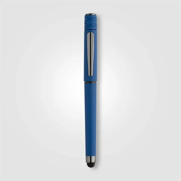 Tavi Recycled Plastic Fidget Spinner Stylus Gel Pen