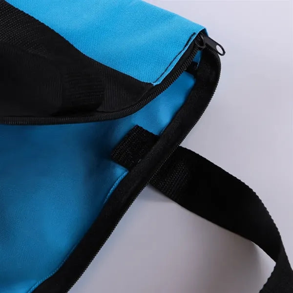 Two-Tone Non-Woven Exhibition Tote Bag With Front Pocket