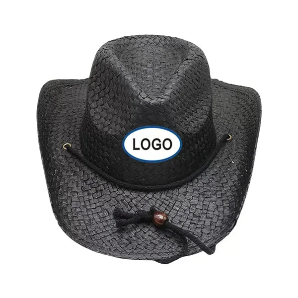 Straw Round Up Cowboy Hat