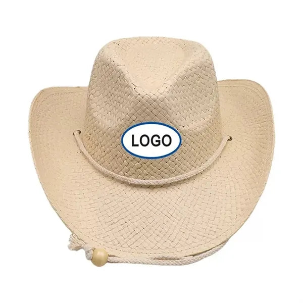 Straw Round Up Cowboy Hat