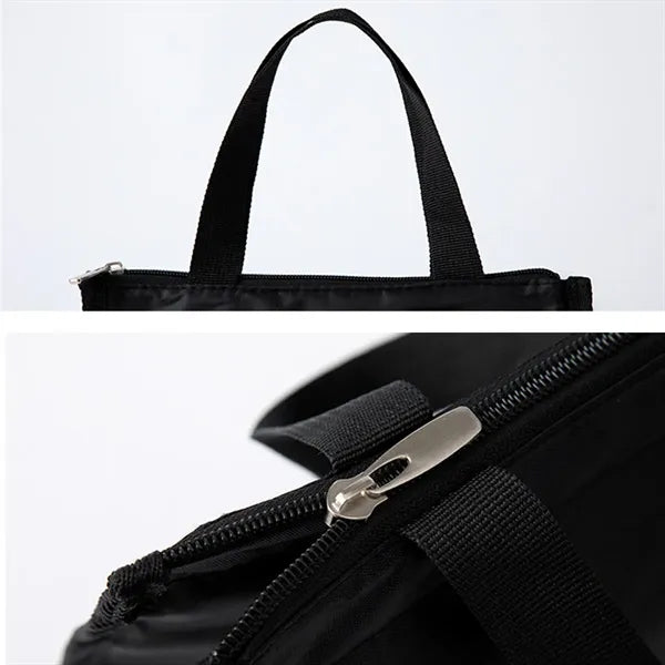 Minimalist Waterproof Oxford Cloth Insulated Lunch Tote Bag