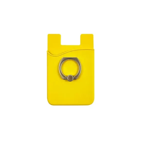 Card Holder with Ring Grip for Back of Phone