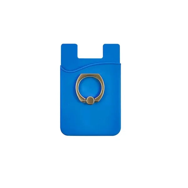 Card Holder with Ring Grip for Back of Phone