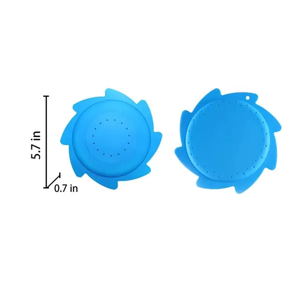 Silicone Water Play Flying Discs with Throwing Feature