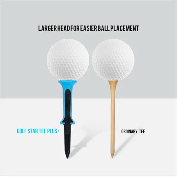 Golf Tee System Blue Black Pro Tees Combo 5Pack