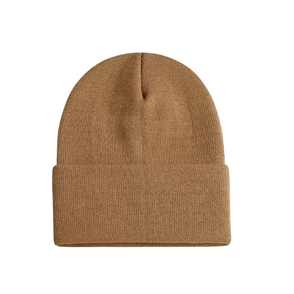 Cuffed Thick Knitted Unisex Winter Beanies