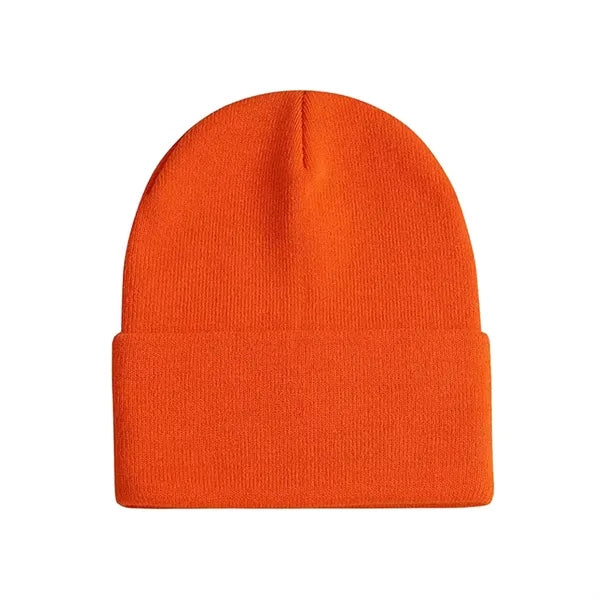 Cuffed Thick Knitted Unisex Winter Beanies