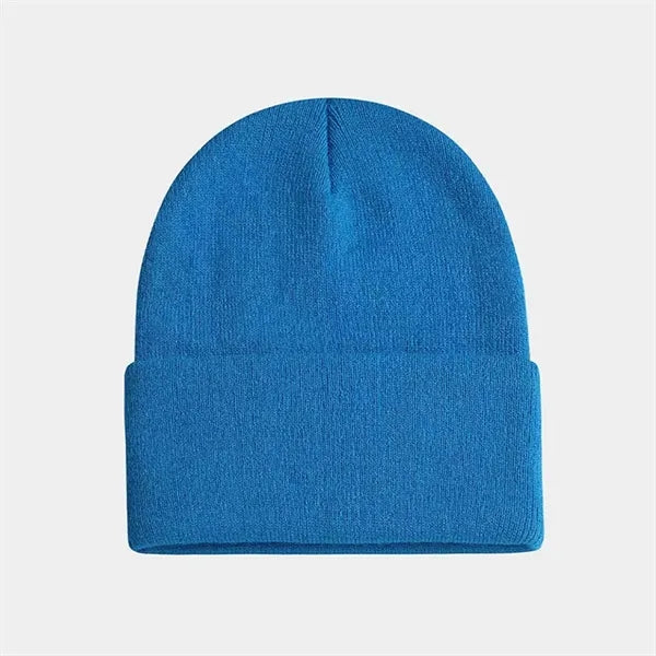 Cuffed Thick Knitted Unisex Winter Beanies