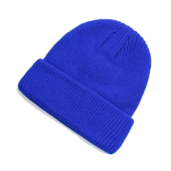 Classic Double Layer Knit Beanie Hat