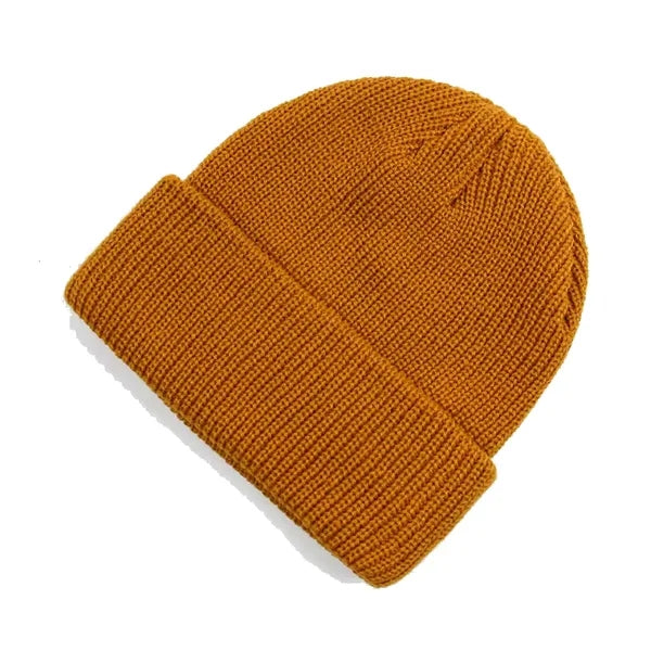 Classic Double Layer Knit Beanie Hat