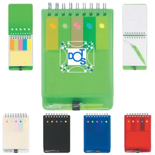 Spiral Jotter with Sticky Notes