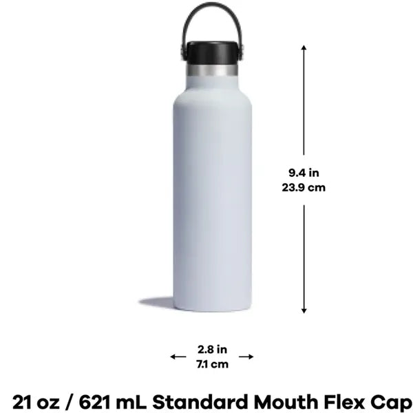 21 Oz Insulated Stainless Steel Flask Handle Water Bottle