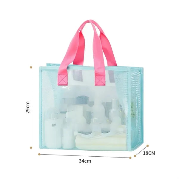 Clear PVC Waterproof Travel Cosmetic Toiletry Beach Tote Bag