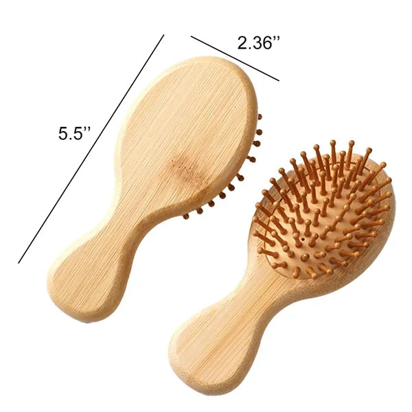 Mini Bamboo Hair Brush