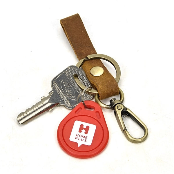 Genuine Leather Key Accessories Chian Ring