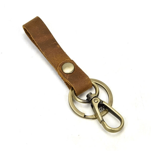 Genuine Leather Key Accessories Chian Ring
