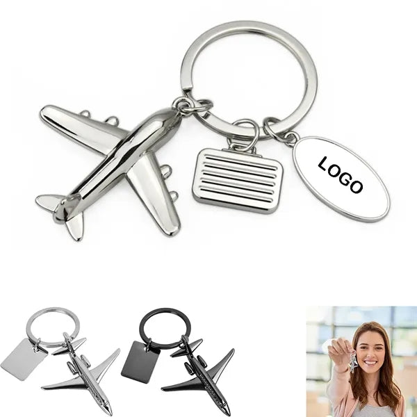 Creative Plane Keychain Airplane Keyring