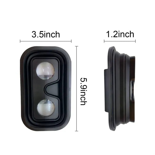 Foldable Silicone 3D VR Glasses