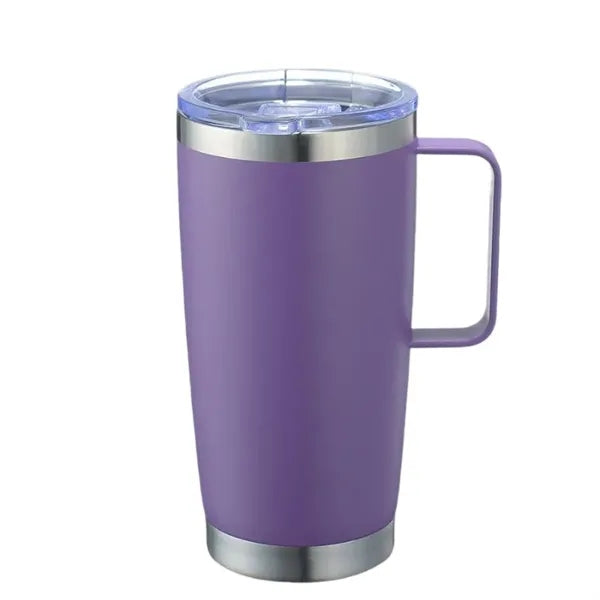 20 oz Insulated Coffee Mug with Lid and Handle
