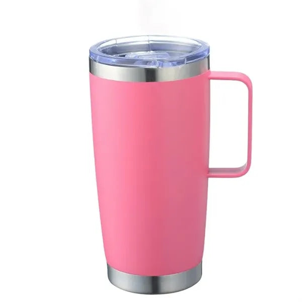 20 oz Insulated Coffee Mug with Lid and Handle