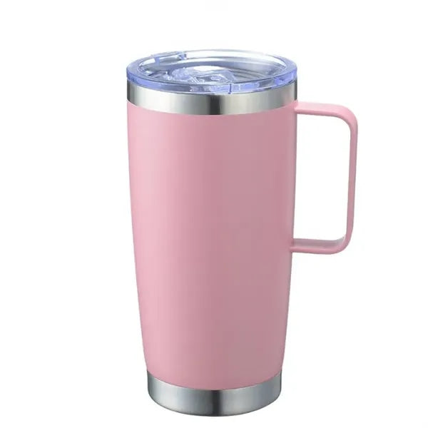20 oz Insulated Coffee Mug with Lid and Handle