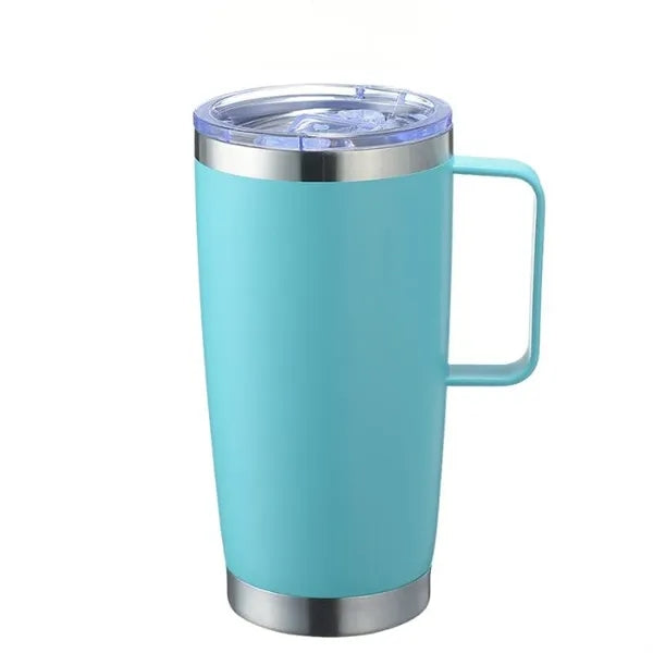 20 oz Insulated Coffee Mug with Lid and Handle