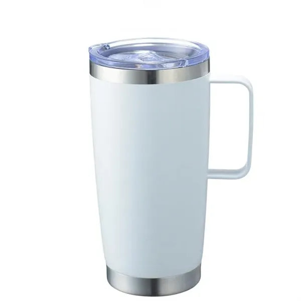20 oz Insulated Coffee Mug with Lid and Handle