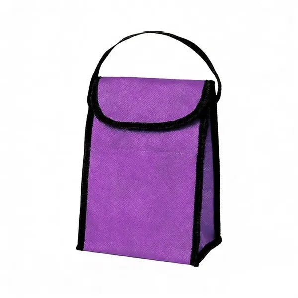 Non-Woven Lunch Cooler Bag With Pocket
