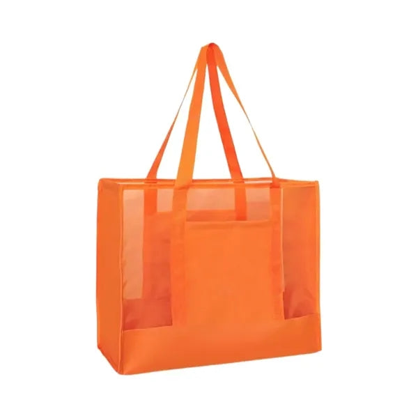 Large-Capacity Mesh Beach Tote Bag