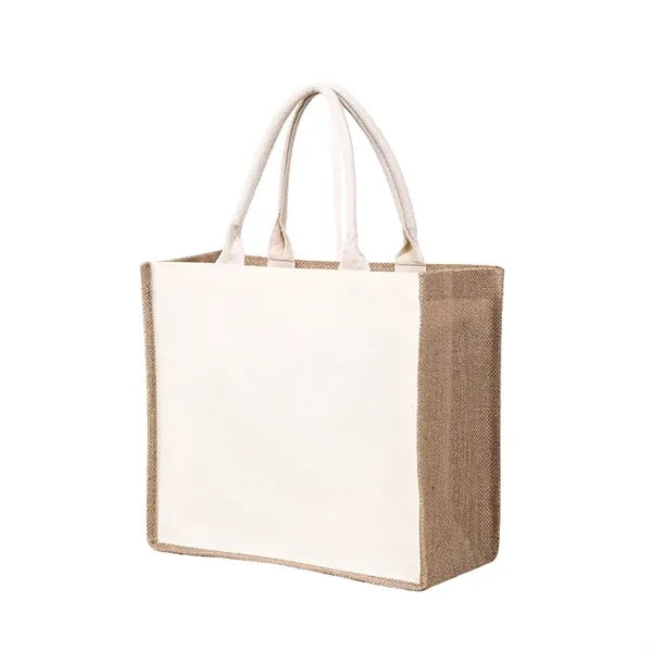 Jute Burlap Tote Bags With Handle